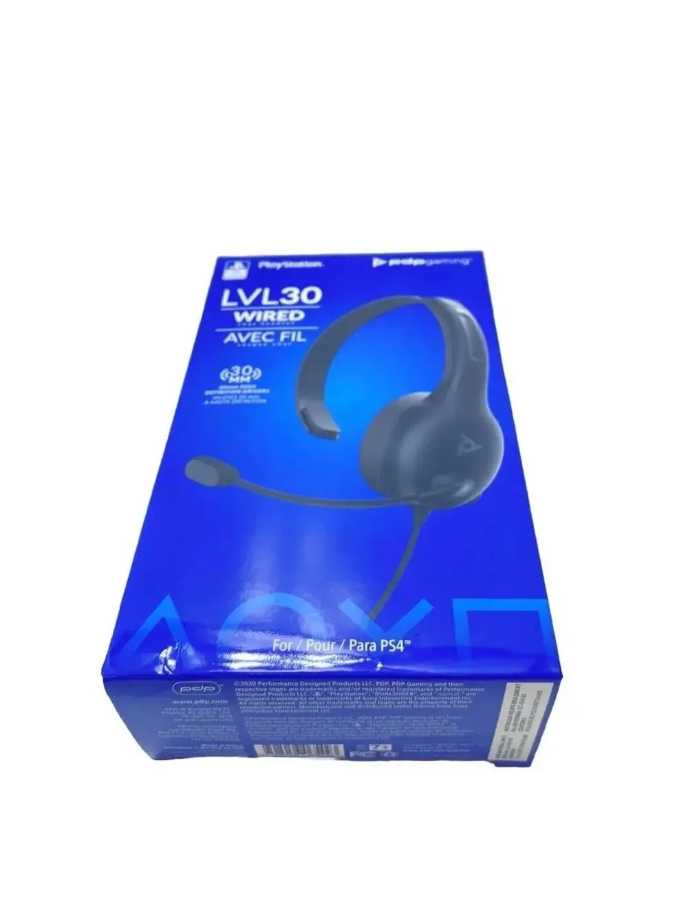 PDP Gaming LVL30 Wired Chat Headset - PlayStation 4, 051-107 - PlayStation 4 PS4